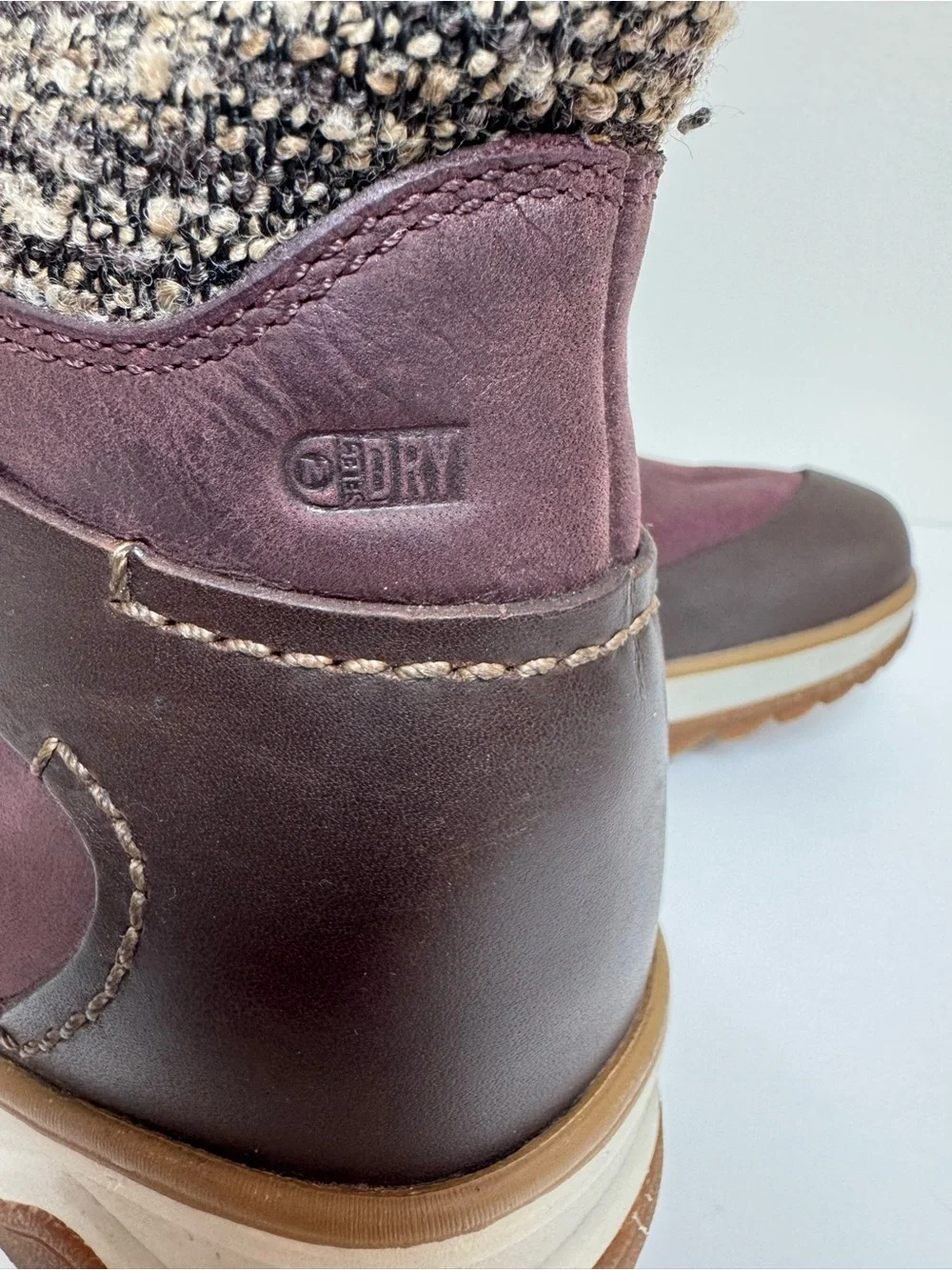 Merrell Eventyr Cuff Waterproof Insulated Winter Boots Wine Burgundy Size 9.5